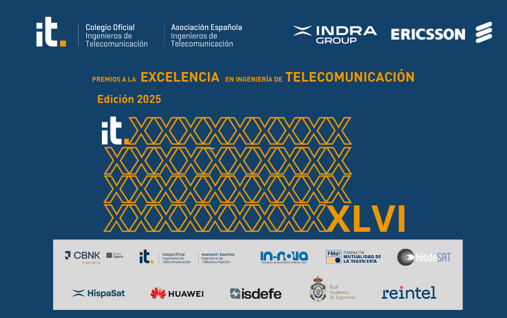 Premios a la Excelencia COIT-AEIT con Iogo de INDRA